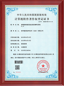 软件著作权-骨骼系统致病基因鉴定